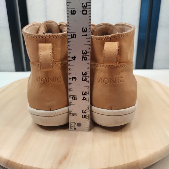 Vionic Shawna High Top Tan Comfort Weather Resistant Boots Women US 8.5 - Picture 7 of 16